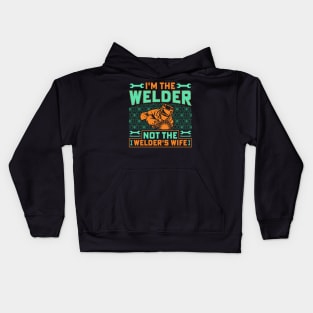 Welder Mom Funny Welding Girl For Women Kids Hoodie